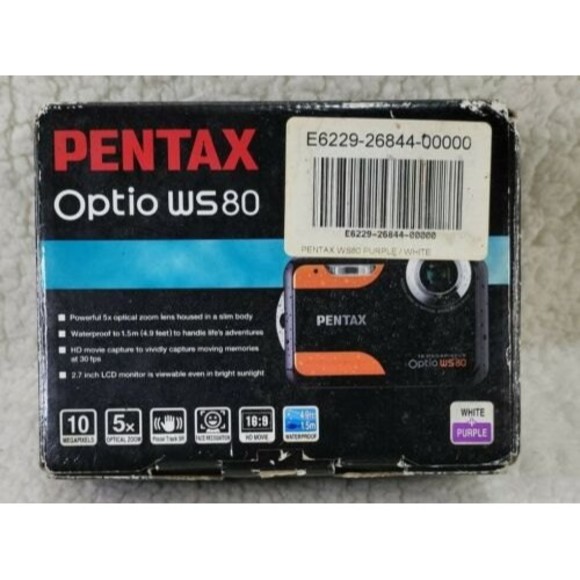 PENTAX WATERPROOF OPTIO WS80 Brand New. - Picture 1 of 9
